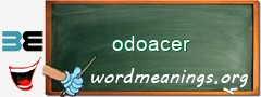 WordMeaning blackboard for odoacer